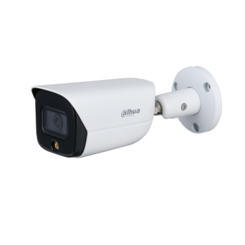 Dahua DH-IPC-HFW3449EP-AS-LED-0280B Уличная цилиндрическая IP-видеокамера Full-color с ИИ 4Мп