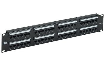 ITK PP48-2UC5EU-D05L Патч-панель 2U категории 5е UTP 48 портов (IDC Krone)