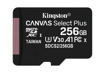 Карта памяти Kingston Canvas Select Plus microSDXC 256 ГБ