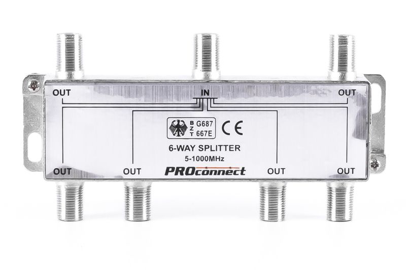 Делитель 1/6 TV SAH 611F