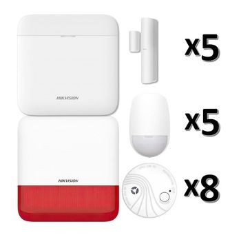 Комплект беспроводной сигнализации AxPRO для дома DS-PWA64-L-WE / DS-PDMCK-EG2-WE