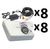 Комплект видеонаблюдения для офиса DS-T203L / DS-H208QA 8 камер