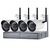 Беспроводной комплект WiFi видеонаблюдения для дома VM-282POEFM / DS-N304W(B) 4 камеры