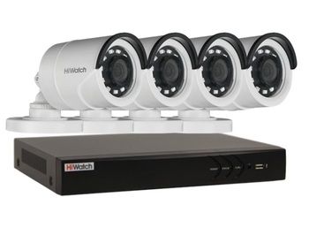 Комплект видеонаблюдения для склада DS-H304QA(C) / HDC-B020(B) 4 камеры