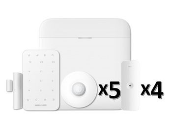 Комплект охранной сигнализации AX Pro DS-PWA64-L-WE(RU) / DS-PDBG8-EG2-WE / DS-PK1-E-WE