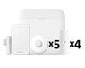 Комплект охранной сигнализации AX Pro DS-PWA64-L-WE(RU) / DS-PDBG8-EG2-WE / DS-PK1-E-WE