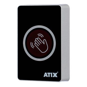 AT-AC-BD1-W/PL Black ATIX Кнопка выхода бесконтактная, накладная