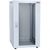 NF1868-SG-7035 Netfoul Шкаф напольный 19'' 18U 600х800мм, передняя стеклянная дверь, задняя панель глухая, съемная, разобранный, серый, нагрузка до 1000кг, серия С