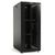 Шкаф TTB-4268-DD-RAL9004 Hyperline напольный 19-дюймовый 42U 2055x600х800мм передняя и задняя распашные перфорированные двери (75%) ручка с замком