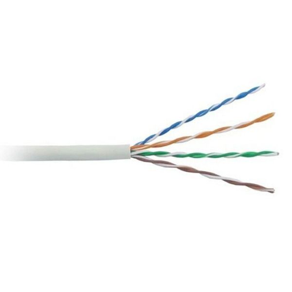 Кабель UTP 4x2x0,5 cat.5e, внутренний, жилы- медь (Cu), (305 м)