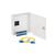 NMF-WP08SCUS2-OB-GY. Оптический кросс NIKOMAX настенный, укомплектованный на 8 портов SC/UPC, SM 9/125 OS2, стальной, с ключом, серый, в комплекте: адаптеры, монтажные шнуры 1м, ложемент и КДЗС
