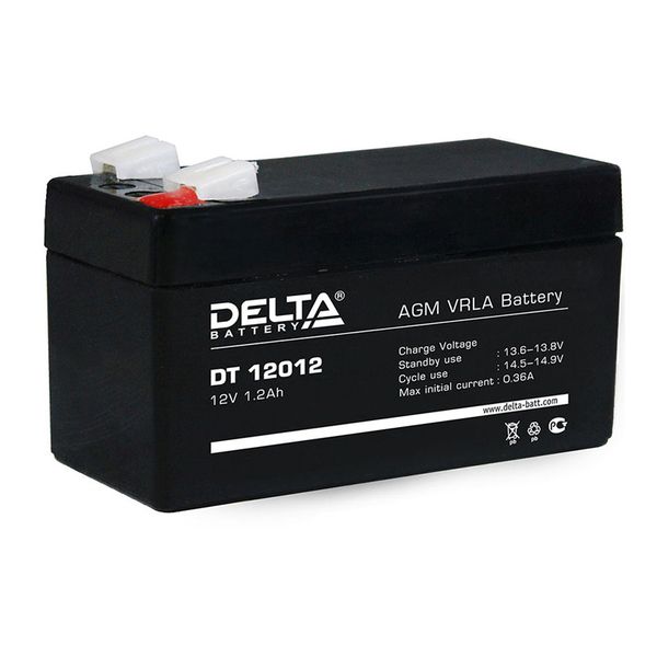 Аккумулятор 12012 Delta DT 12В 1,2 А/ч