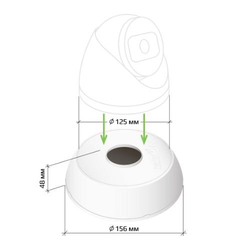 JB2-125W Монтажная коробка KadrON