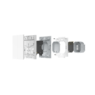 Умный выключатель Aqara Smart wall switch H1 (no neutral, double rocker) WS-EUK02
