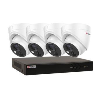 Комплект видеонаблюдения для гаража DS-H304QA(C) / DS-T213(B) 4 камеры