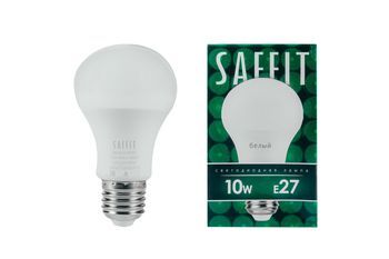 Лампа светодиодная LED Saffit SBA 6010 10вт Е27 цвет белый 4000K