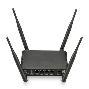 Kroks Rt-Cse m12-G гигабитный роутер со встроенным модемом LTE cat.12, WiFi 2,4+5 ГГц, разъем F-female