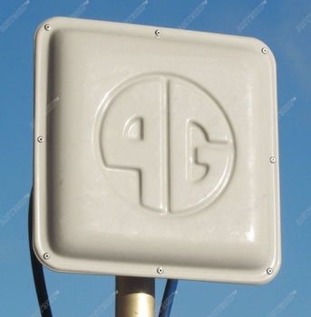 Антенна 4G AX-2513P MIMO/LTE2600 направленная панельная 2х13Дб/2хN-female