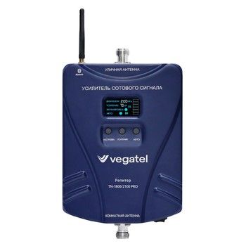 Репитер VEGATEL TN-1800/2100 PRO площадь покрытия до 1000 кв.метров